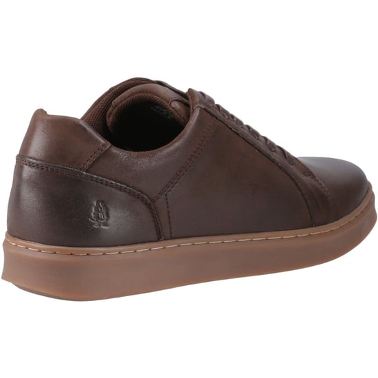 Hush Puppies Madden Leren Heren Sneakers In Koffiebruin - Image 2