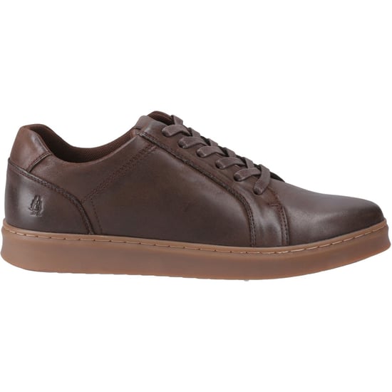 Hush Puppies Madden Leren Heren Sneakers In Koffiebruin - Image 5