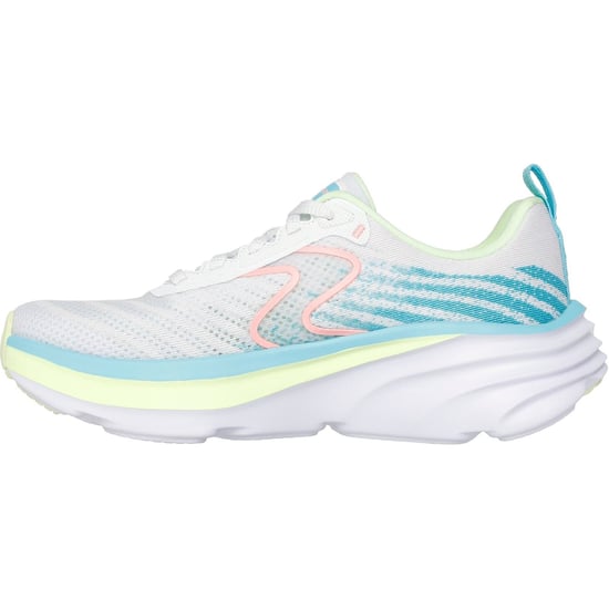 Skechers Performance D'Lux Vapor Cool Breeze Textiel Dames Wit/Multikleur Sneakers - Image 4
