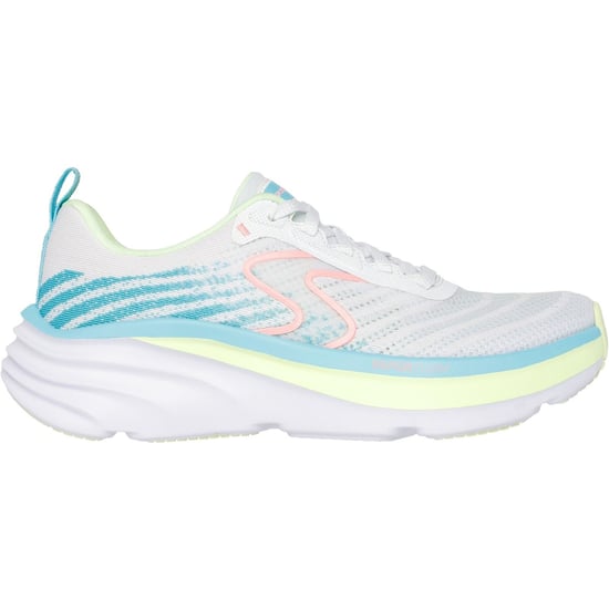 Skechers Performance D'Lux Vapor Cool Breeze Textiel Dames Wit/Multikleur Sneakers - Image 5