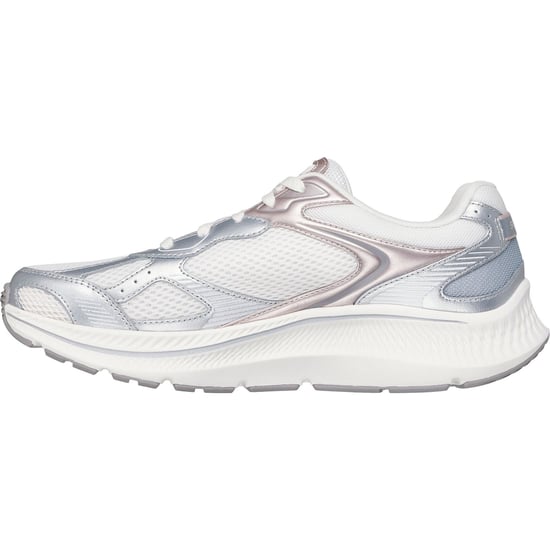 Skechers GO RUN Consistent 2.0 Volt Dames Sneakers Van Leer In Gebroken Wit - Image 4