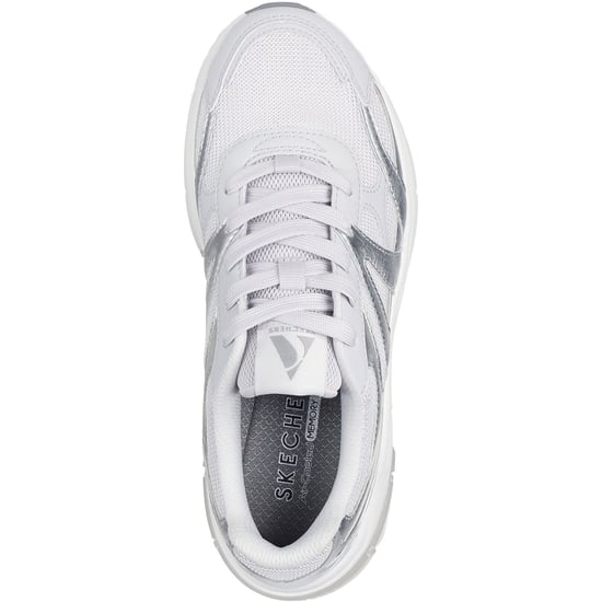 Skechers Shadow Stellar 90 Dames Grijze Sneakers - Image 3