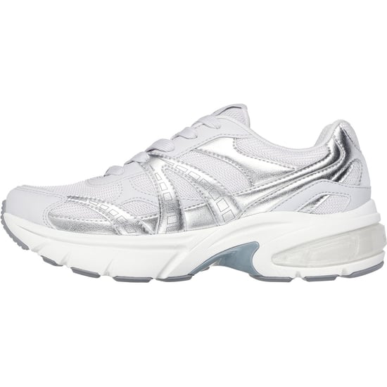 Skechers Shadow Stellar 90 Dames Grijze Sneakers - Image 4
