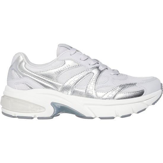 Skechers Shadow Stellar 90 Dames Grijze Sneakers - Image 5