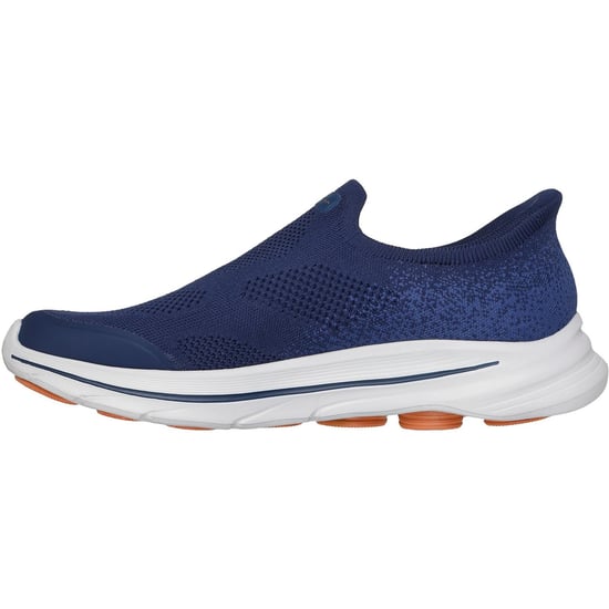 Skechers Go Walk 8 Pelayo Textiel Heren Navy/oranje Sneakers - Image 4