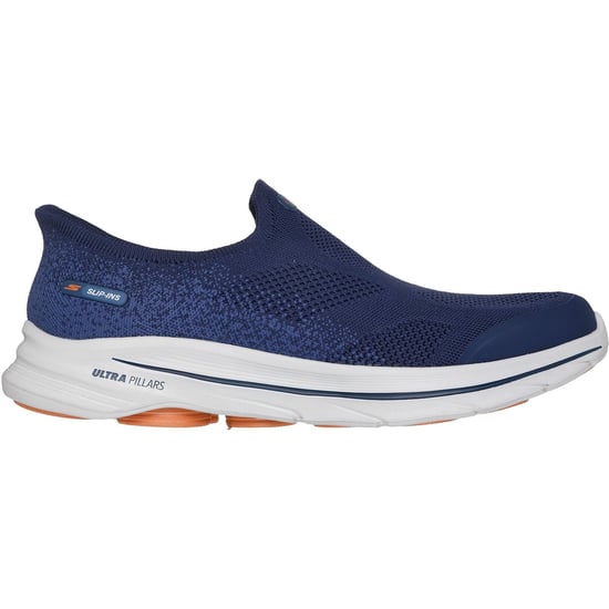 Skechers Go Walk 8 Pelayo Textiel Heren Navy/oranje Sneakers - Image 5