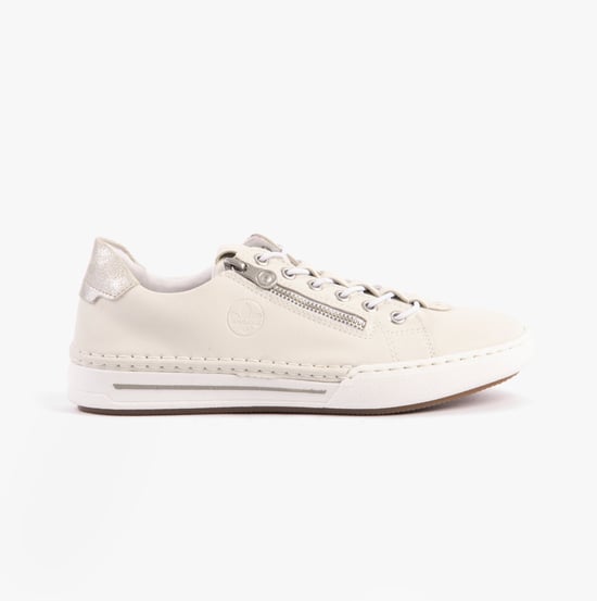 Rieker L7250-80 Womens Trainers White - Image 1