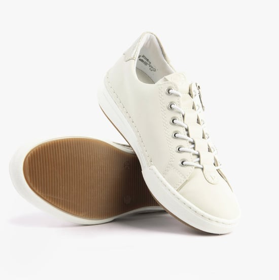 Rieker L7250-80 Womens Trainers White - Image 3