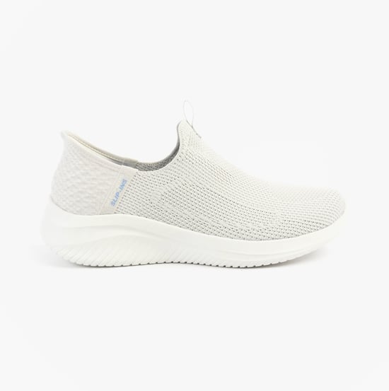 Skechers Ultra Flex 3.0-easy Win Womens Trainers Light Grey - Image 1