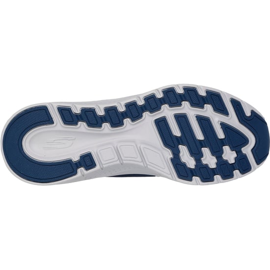 Skechers Arch Fit 2.0 Lestur Textiel Heren Marineblauw/rode Sneakers - Image 2