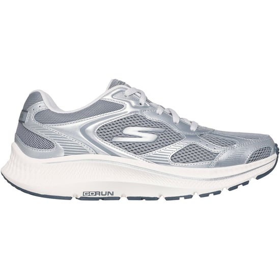 Skechers GO RUN Consistent 2.0 Volt Dames Sneakers Van Leer Grijs/zilver - Image 5