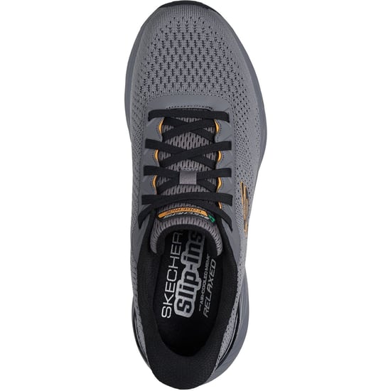 Skechers Edgeride Textiel Herensneakers In Houtskoolgeel - Image 3
