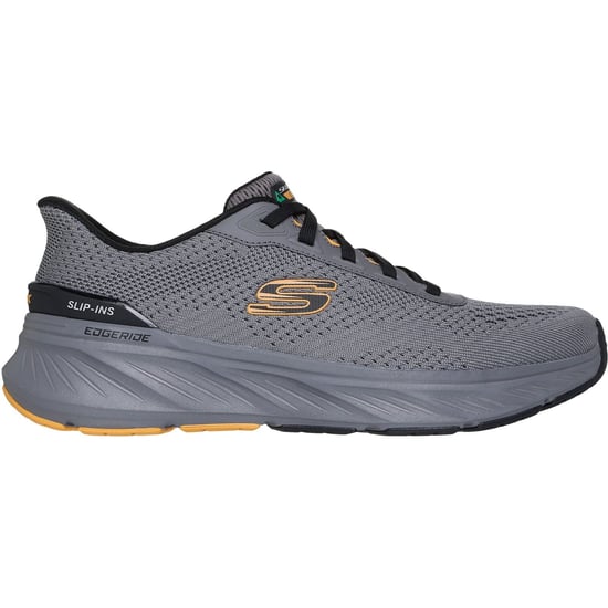 Skechers Edgeride Textiel Herensneakers In Houtskoolgeel - Image 5