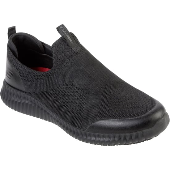 Skechers Workwear Cessnock Textiel Heren Zwarte Sneakers - Image 1
