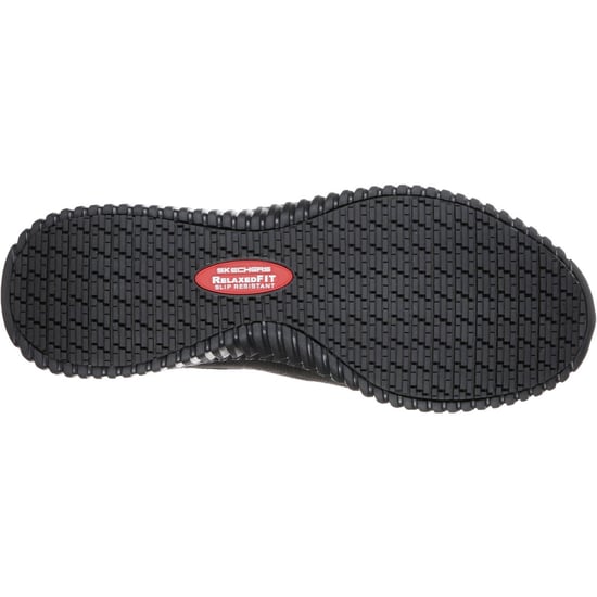 Skechers Workwear Cessnock Textiel Heren Zwarte Sneakers - Image 2