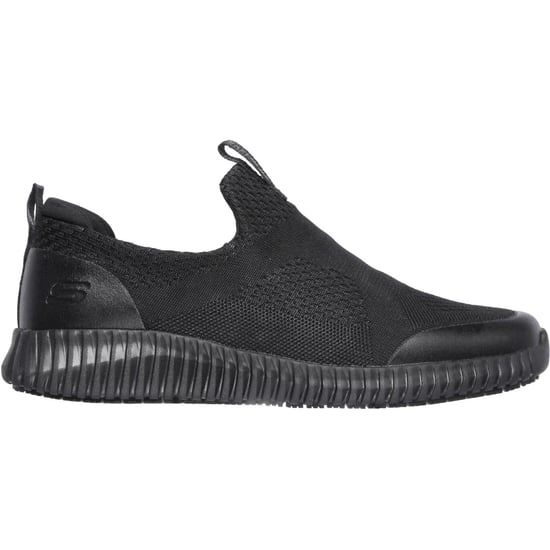 Skechers Workwear Cessnock Textiel Heren Zwarte Sneakers - Image 3
