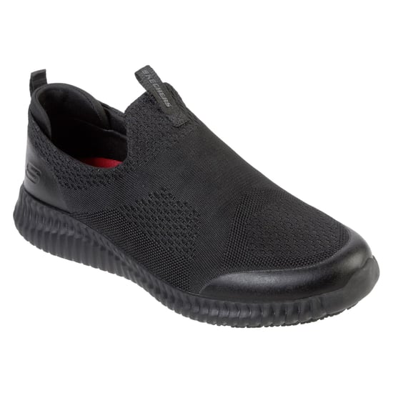 Skechers Workwear Cessnock Textiel Heren Zwarte Sneakers - Image 6