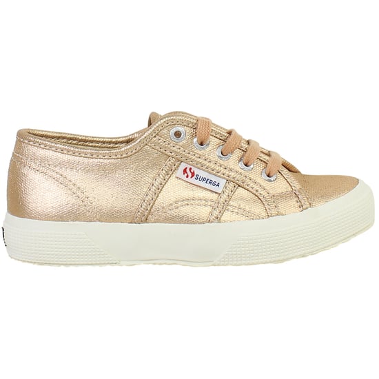 Superga Metallic Kids Pink Plimsolls - Image 1