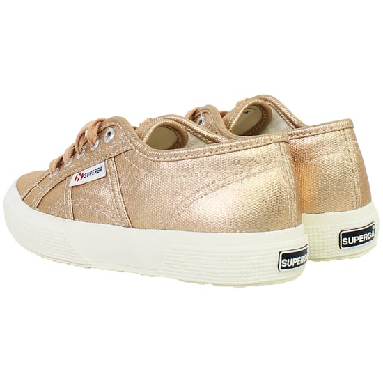 Superga Metallic Kids Pink Plimsolls - Image 4
