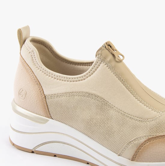 Remonte D0t08-61 Womens Trainers Beige Combination - Image 6