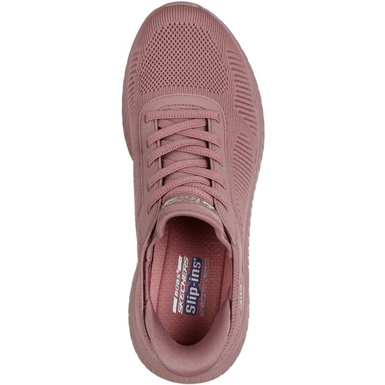 Skechers BOBS Sport Squad Chaos Polyester Dames Roze Sneakers - Image 3