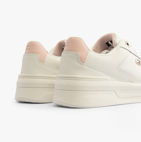 Tommy Hilfiger Flag Basket Sneakers Dames Sneakers Ecru/whimsy Pink - Image 5