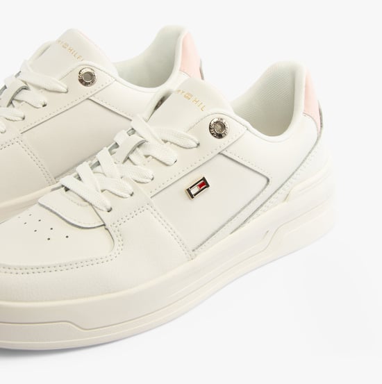 Tommy Hilfiger Flag Basket Sneakers Dames Sneakers Ecru/whimsy Pink - Image 6