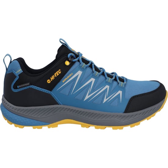 Hi-Tec Stealth Low Polyester Men's Blue/Black/Yellow Hiking Boots - Image 2