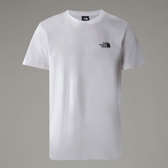 The North Face Men’s Simple Dome T Shirt & Standard Light Shorts Set in White/Black - Image 2