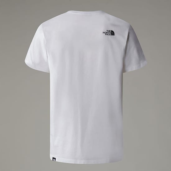 The North Face Men’s Simple Dome T Shirt & Standard Light Shorts Set in White/Black - Image 4