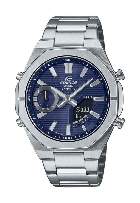 Casio Edifice Heren Horloge Zilverkleurig ECB-S10D-2AEF - Image 1