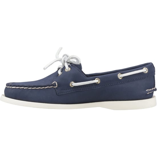 Sperry Authentic 2 Eye Leather Women's Navy Boat Shoes - Image 5