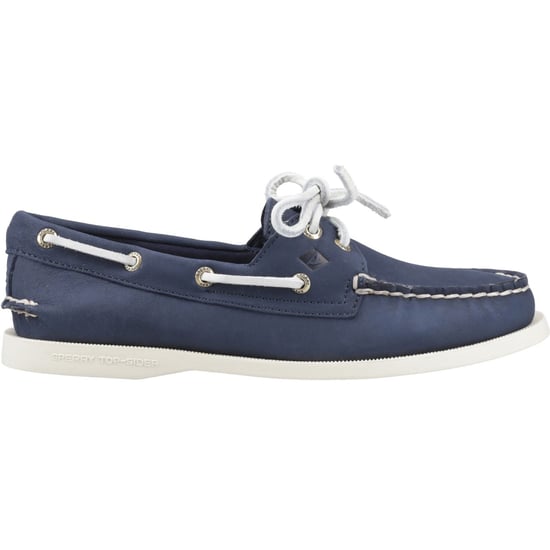Sperry Authentic 2 Eye Leather Women's Navy Boat Shoes - Image 6