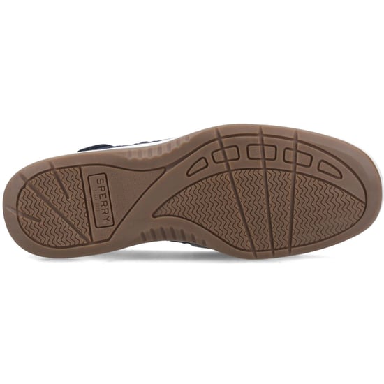 Sperry Angelfish Leren En Katoenen Damesschoenen In Marineblauw - Image 3