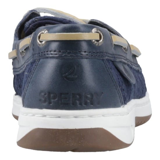 Sperry Angelfish Leren En Katoenen Damesschoenen In Marineblauw - Image 6