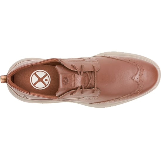 Hush Puppies Advance Leather Men's Cappucino Lace-Up Shoes - Image 4