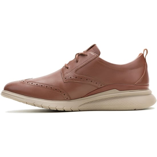 Hush Puppies Advance Leather Men's Cappucino Lace-Up Shoes - Image 5
