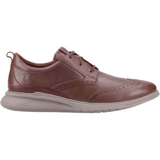 Hush Puppies Advance Leather Men's Cappucino Lace-Up Shoes - Image 6