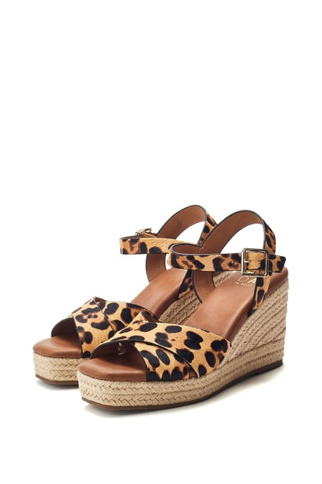 Jasminium Leopard Sandals - Image 3