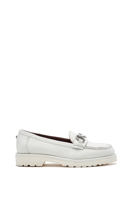 Emori White Loafers - Image 1