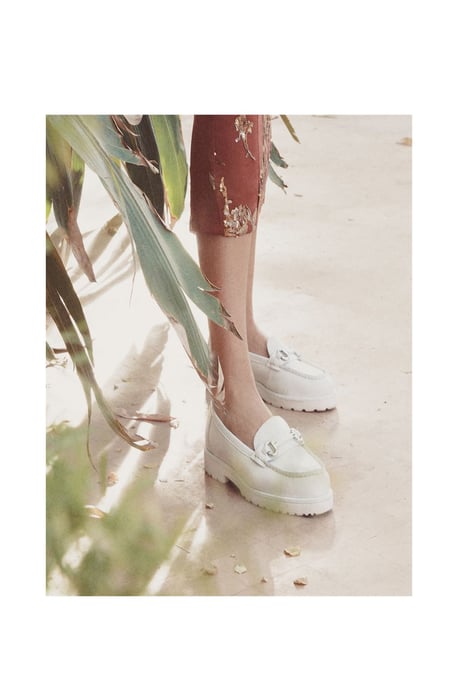 Emori White Loafers - Image 2