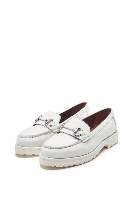 Emori White Loafers - Image 3