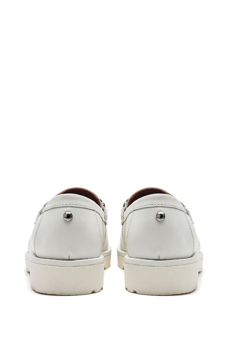 Emori White Loafers - Image 4
