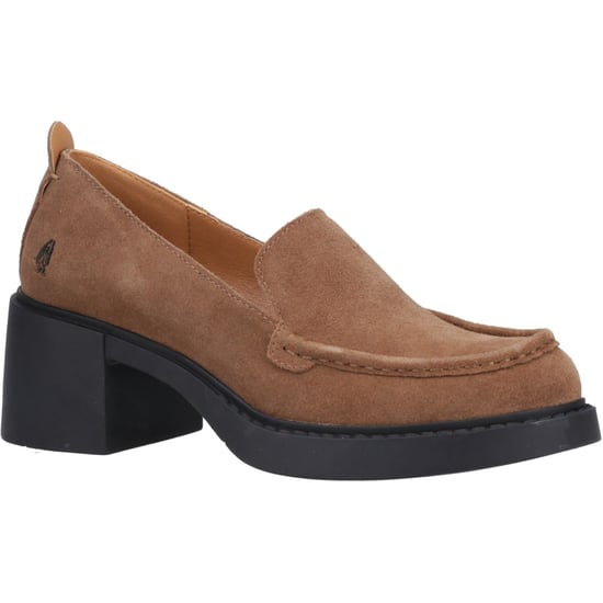 Hush Puppies Adelaide Suede Women's Tan Loafers - Image 1