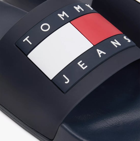 Tommy Hilfiger Tj Pool Slippers Heren Slippers Donker Nacht Navy - Image 3