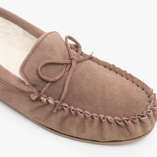 Mokkers Oliver Mens Moccasin Slippers Dark Camel - Image 6