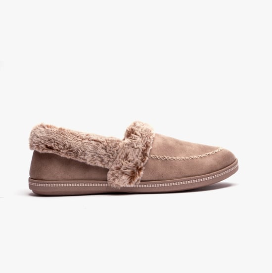 Skechers 167622/tpe Cozy Campfire - Let's Toast Womens Indoor Slippers Taupe - Image 1