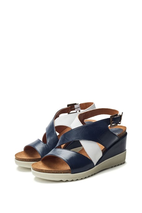 Kalina Navy Sandals - Image 3