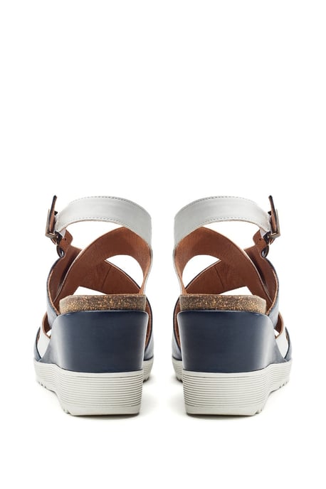 Kalina Navy Sandals - Image 4