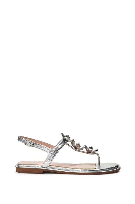 Jewelle Silver Sandals - Image 1